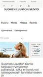 Mobile Screenshot of luustonkunto.fi